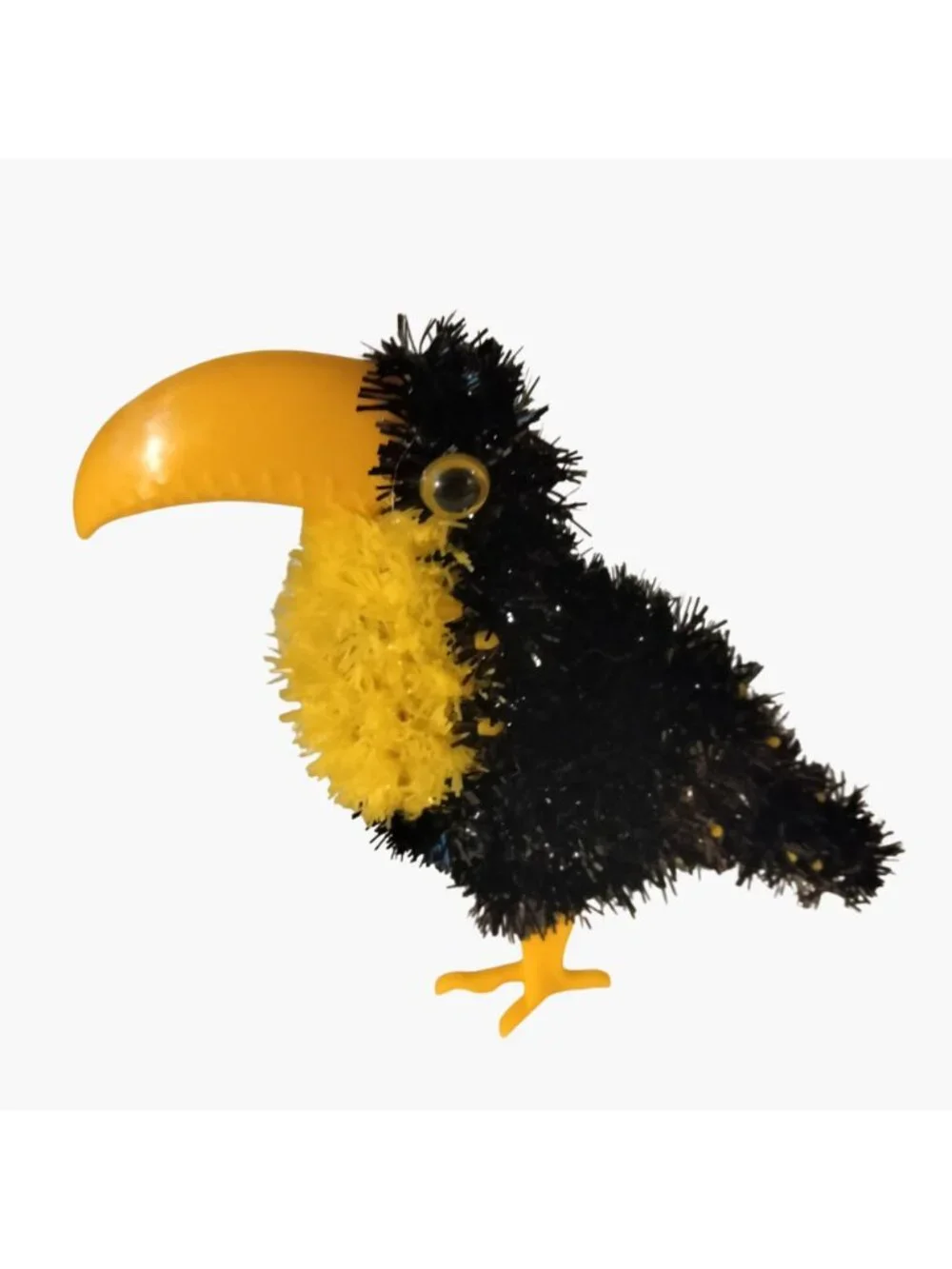 Tinsel Toucan Figure Topical Party Decor Tiki Luau Lot 2